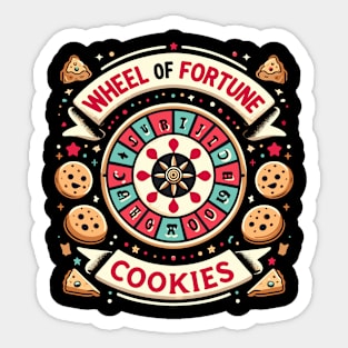 Wheel Of Fortune Cookies Fun Roulette Tarot Pun Horoscope Sticker